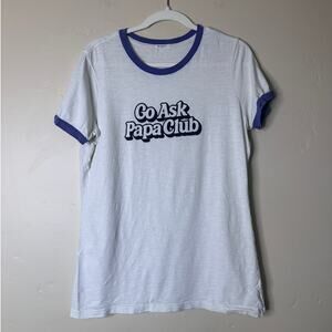 The Bee and The Fox Women's GO ASK PAPA CLUB Graphic Tee XL